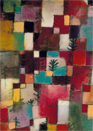 024 048 redgreen and violet yellow rhythms klee