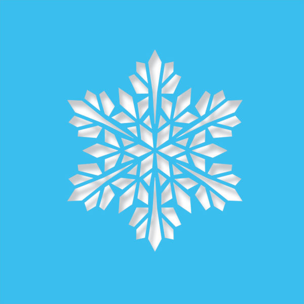 Modern Snowflake | HVLCS1512 | Christmas Cards